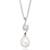 Sterling Silver Pendant Made With Cubic Zirconia