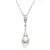 Sterling Silver Pendant Made With Cubic Zirconia
