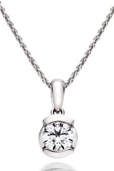 Sterling Silver Pendant Made With Cubic Zirconia