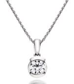 Sterling Silver Pendant Made With Cubic Zirconia