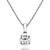Sterling Silver Pendant Made With Cubic Zirconia