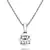 Sterling Silver Pendant Made With Cubic Zirconia