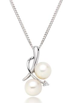 Sterling Silver Pendant Made With Cubic Zirconia