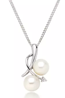 Sterling Silver Pendant Made With Cubic Zirconia