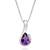Sterling Silver Pendant Made With Cubic Zirconia