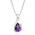 Sterling Silver Pendant Made With Cubic Zirconia