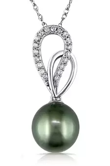 Sterling Silver Pendant Made With Cubic Zirconia