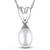 Sterling Silver Pendant Made With Cubic Zirconia