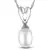 Sterling Silver Pendant Made With Cubic Zirconia