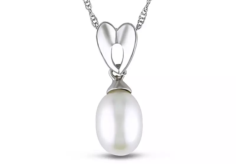 Sterling Silver Pendant Made With Cubic Zirconia