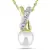 Sterling Silver Pendant Made With Cubic Zirconia