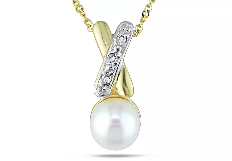 Sterling Silver Pendant Made With Cubic Zirconia
