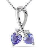 Sterling Silver Pendant Made With Cubic Zirconia