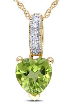Sterling Silver Pendant Made With Cubic Zirconia