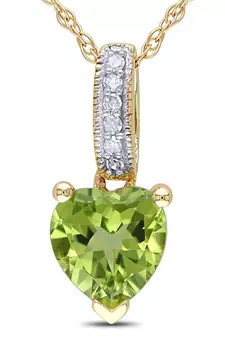 Sterling Silver Pendant Made With Cubic Zirconia