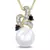 Sterling Silver Pendant Made With Cubic Zirconia