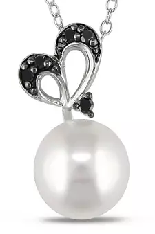 Sterling Silver Pendant Made With Cubic Zirconia
