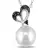 Sterling Silver Pendant Made With Cubic Zirconia
