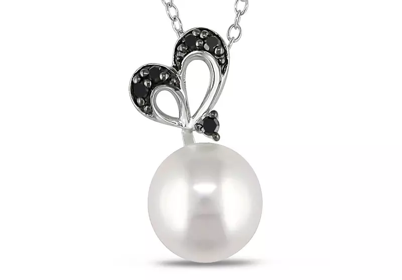 Sterling Silver Pendant Made With Cubic Zirconia