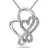 Sterling Silver Pendant Made With Cubic Zirconia