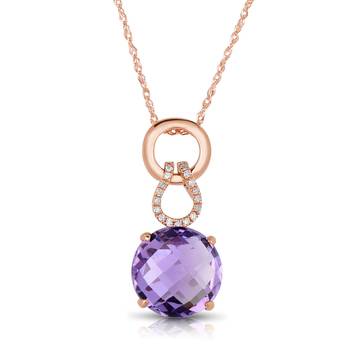Sterling Silver Pendant Made With Cubic Zirconia 1