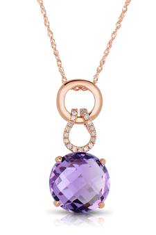 Sterling Silver Pendant Made With Cubic Zirconia