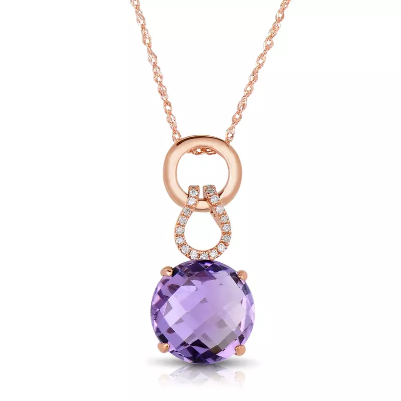 Sterling Silver Pendant Made With Cubic Zirconia