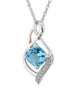 Sterling Silver Pendant Made With Cubic Zirconia