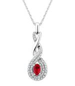 Sterling Silver Pendant Made With Cubic Zirconia