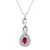 Sterling Silver Pendant Made With Cubic Zirconia