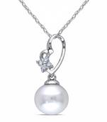 Sterling Silver Pendant Made With Cubic Zirconia