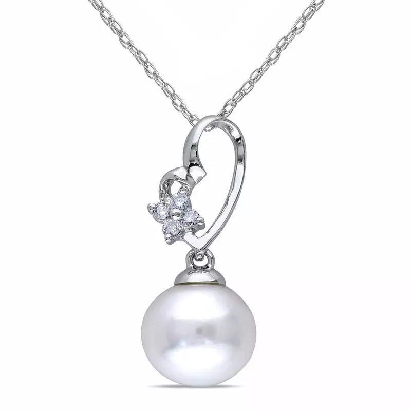 Sterling Silver Pendant Made With Cubic Zirconia