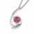 Sterling Silver Pendant Made With Cubic Zirconia