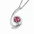 Sterling Silver Pendant Made With Cubic Zirconia