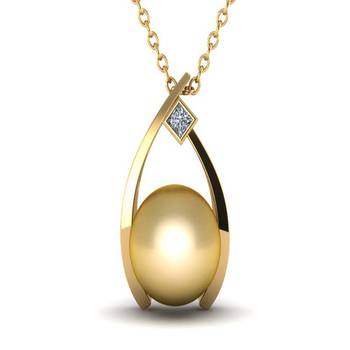 Sterling Silver Pendant Made With Cubic Zirconia 1