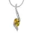 Sterling Silver Pendant Made With Cubic Zirconia