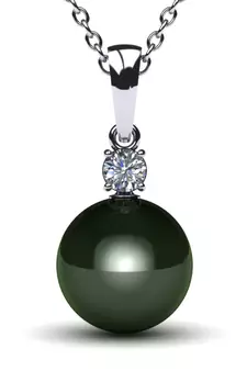 Sterling Silver Pendant Made With Cubic Zirconia