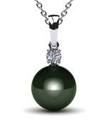 Sterling Silver Pendant Made With Cubic Zirconia