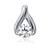Sterling Silver Pendant Made With Cubic Zirconia