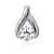 Sterling Silver Pendant Made With Cubic Zirconia