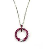 Sterling Silver Pendant Made With Cubic Zirconia