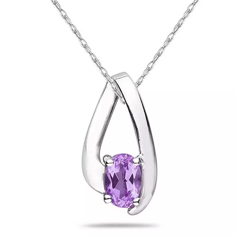 Sterling Silver Pendant Made With Cubic Zirconia