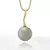 Sterling Silver Pendant Made With Cubic Zirconia