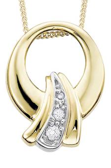 Sterling Silver Pendant Made With Cubic Zirconia