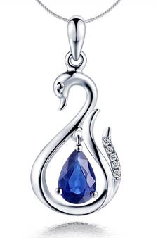 Sterling Silver Pendant Made With Cubic Zirconia