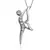 Sterling Silver Pendant Made With Cubic Zirconia