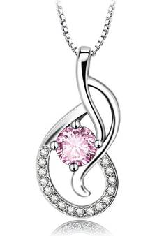 Sterling Silver Pendant Made With Cubic Zirconia