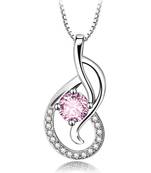 Sterling Silver Pendant Made With Cubic Zirconia