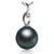 Sterling Silver Pendant Made With Cubic Zirconia