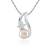 Sterling Silver Pendant Made With Cubic Zirconia